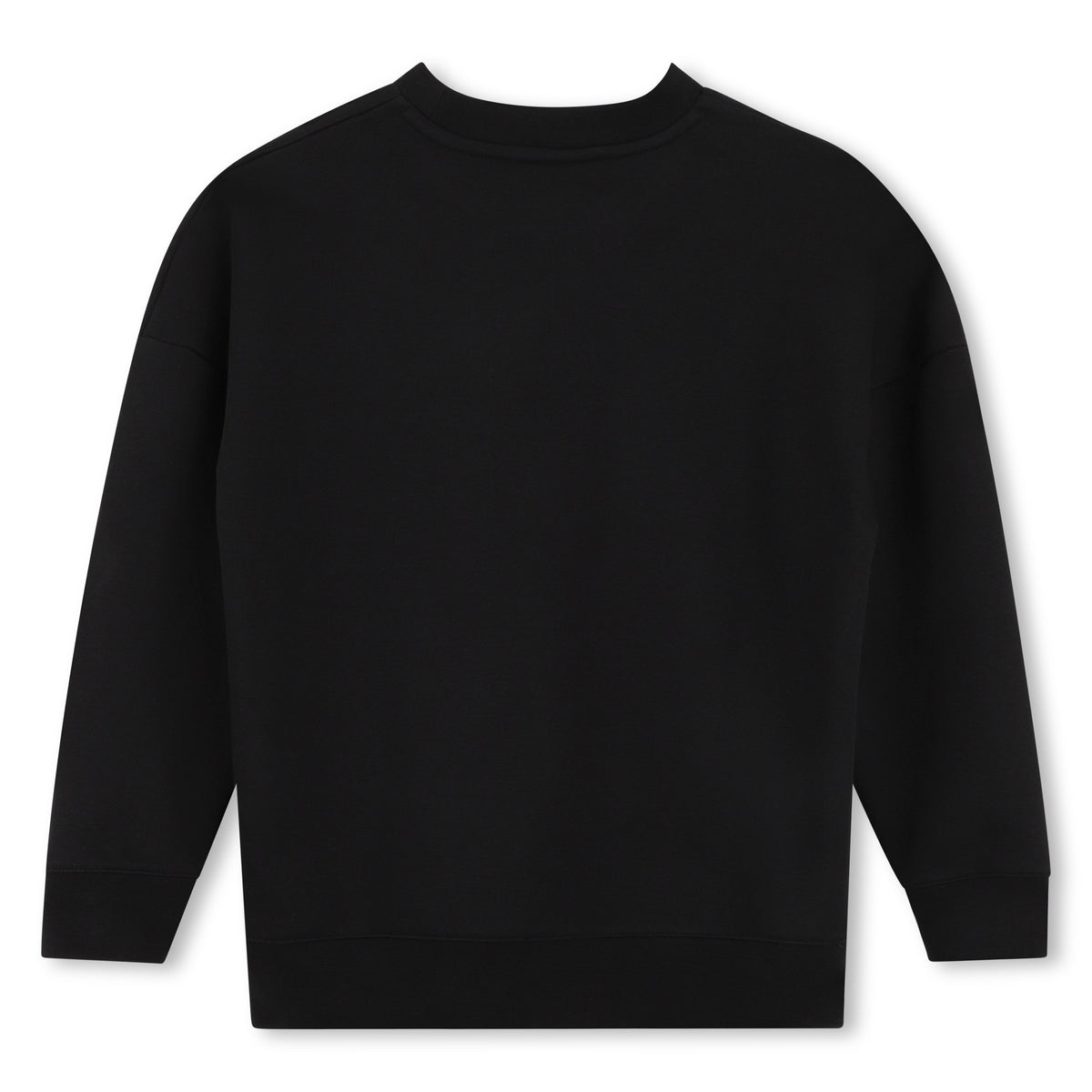 BOSS Kids Felpa girocollo con etichetta logo - Nero