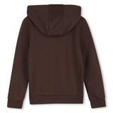 BOSS Kids Felpa con cappuccio e logo floccato - Bruno