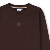 BOSS Kids Maglia a maniche lunghe loose fit con grafica sul retro - Bruno