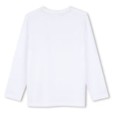 BOSS Kids Maglia a maniche lunghe con logo BOSS - Bianco