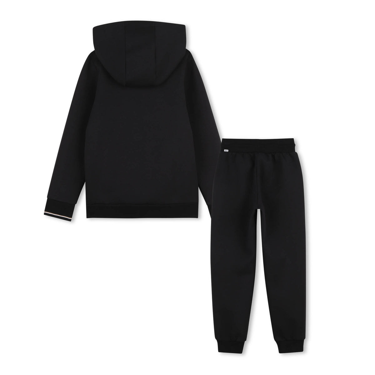 BOSS Kids Tuta con felpa con cappuccio e pantaloni - Nero