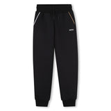 BOSS Kids Tuta con felpa con cappuccio e pantaloni - Nero