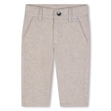 BOSS Kids Pantaloni in flanella - Ecru antico