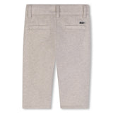 BOSS Kids Pantaloni in flanella - Ecru antico
