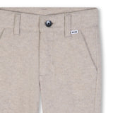 BOSS Kids Pantaloni in flanella - Ecru antico
