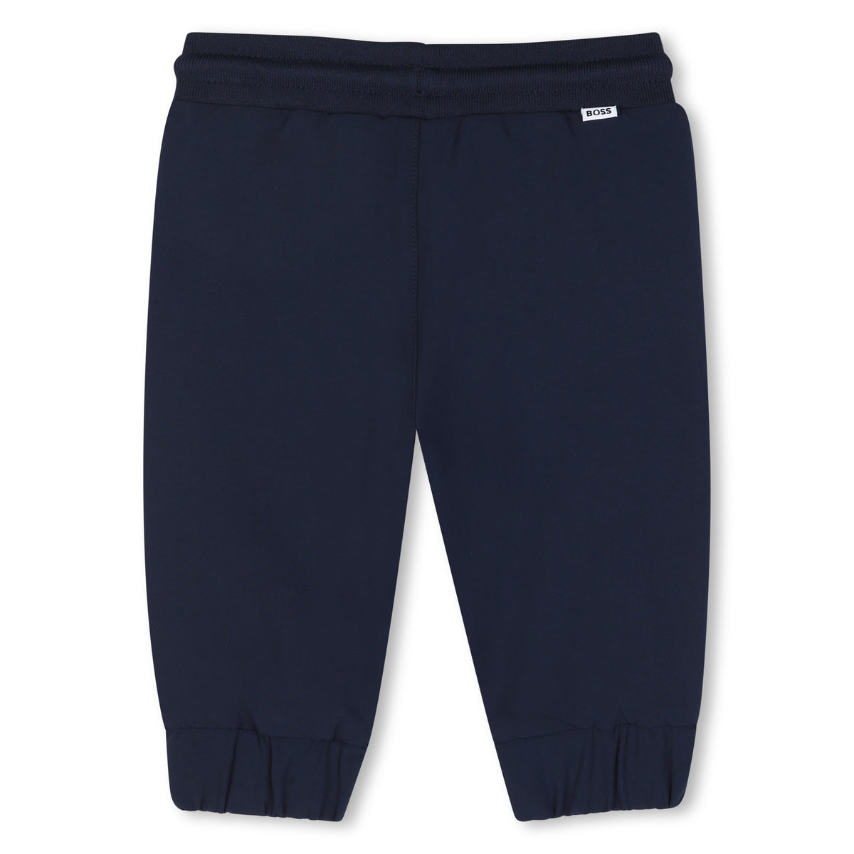 BOSS Kids Pantaloni jogging in satin effetto pesca - Marine
