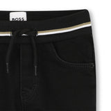 BOSS Kids Jeans neri con vita elasticizzata - Nero