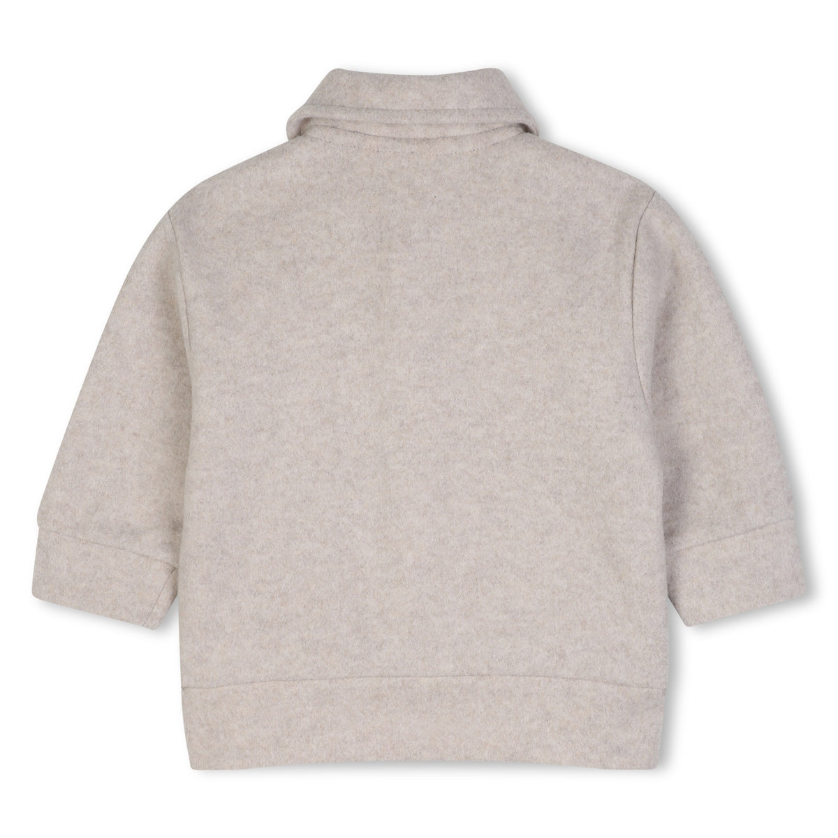 BOSS Kids Giacca in flanella mélange - Ecru antico