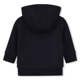 BOSS Kids Tuta con felpa con cappuccio e ricamo Double B - Marine