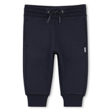 BOSS Kids Tuta con felpa con cappuccio e ricamo Double B - Marine