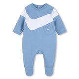 BOSS Kids Pigiama in felpa di cotone biologico - Ashleigh blue