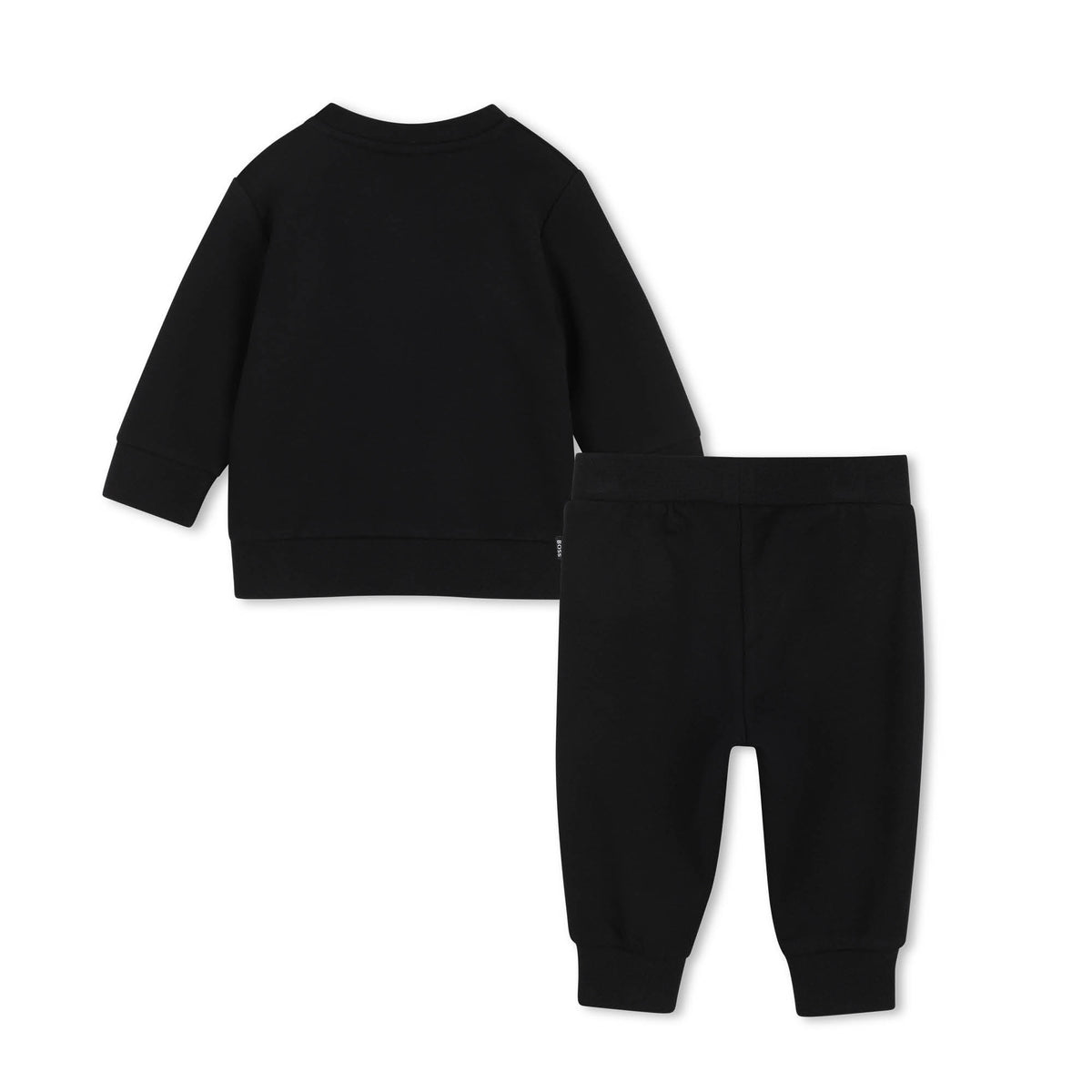 BOSS Kids Set felpa e pantaloni in cotone - Nero