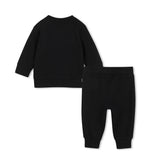 BOSS Kids Set felpa e pantaloni in cotone - Nero
