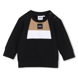 BOSS Kids Set felpa e pantaloni in cotone - Nero