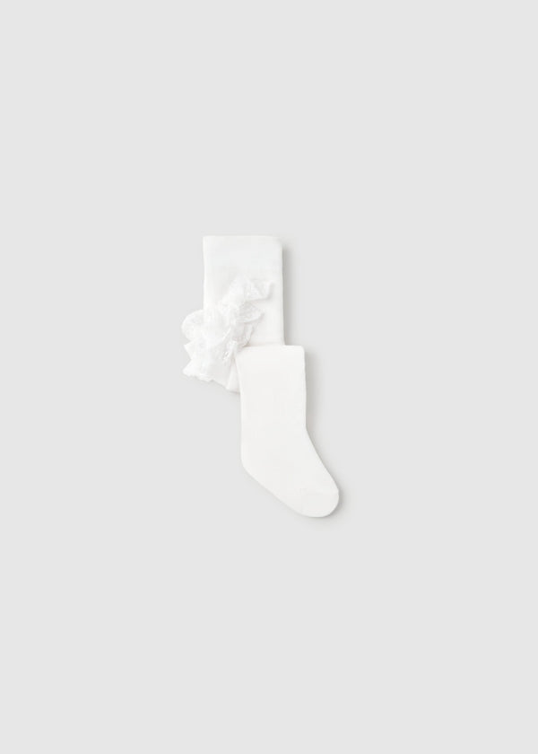 Calzamaglia modello panty neonata - Bianco