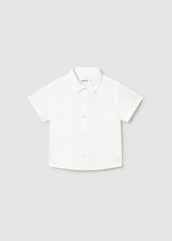 Camicia in lino neonato