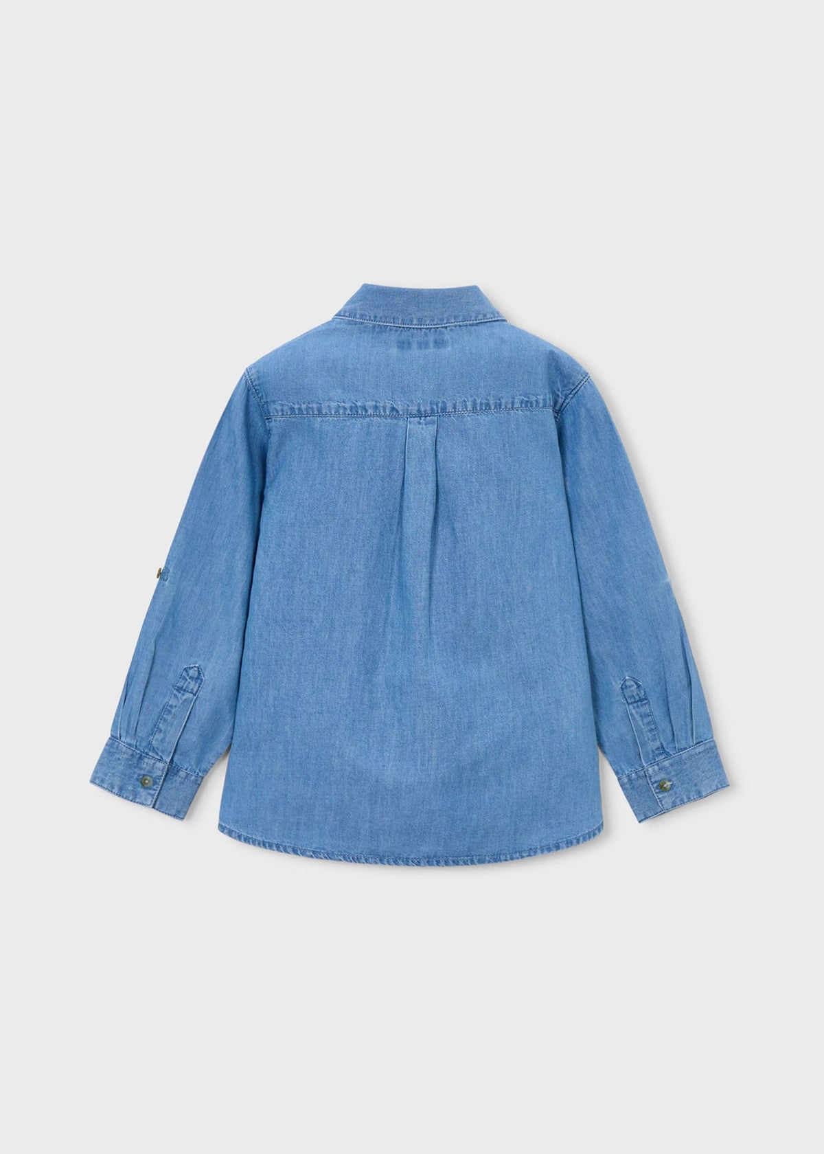 Camicia jeans manica lunga bambino