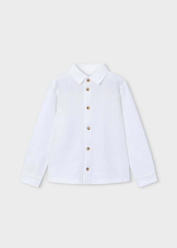 Camicia punto bambino - Bianco