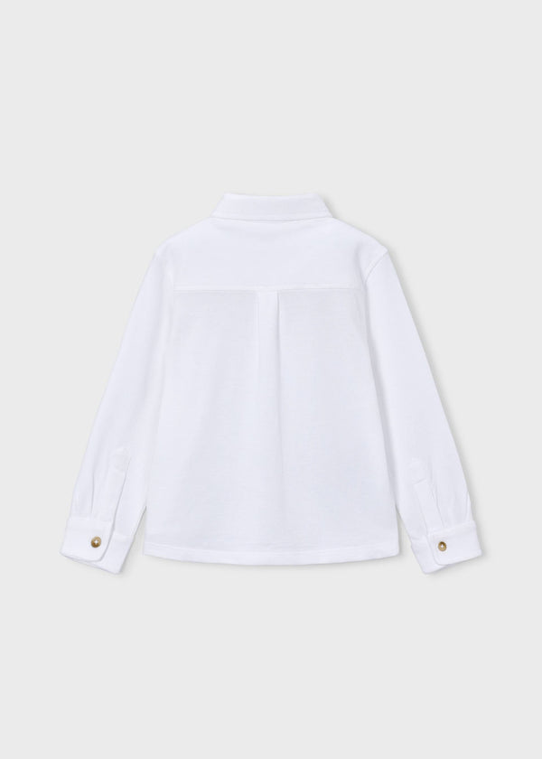 Camicia punto bambino - Bianco