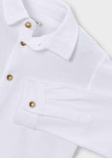 Camicia punto bambino - Bianco