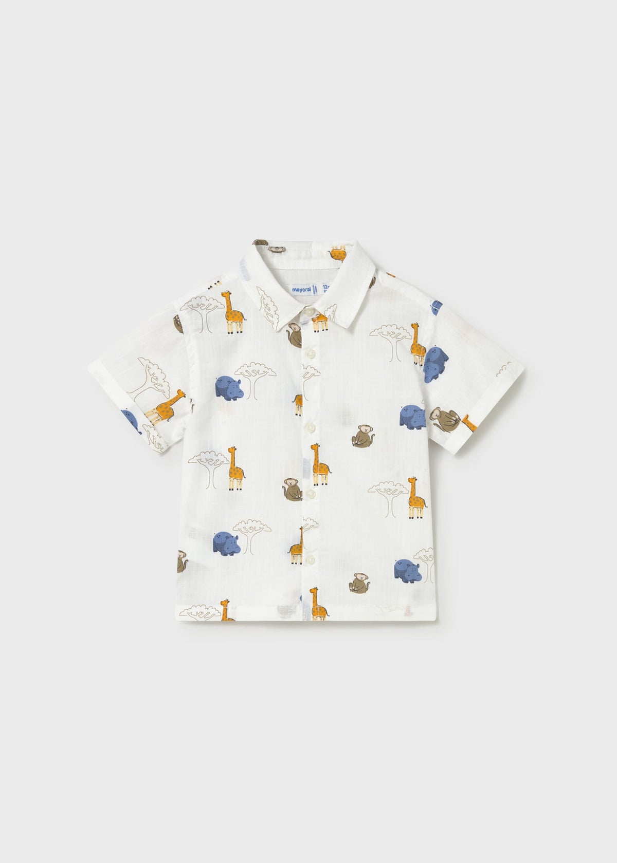 Camicia stampata animaletti neonato