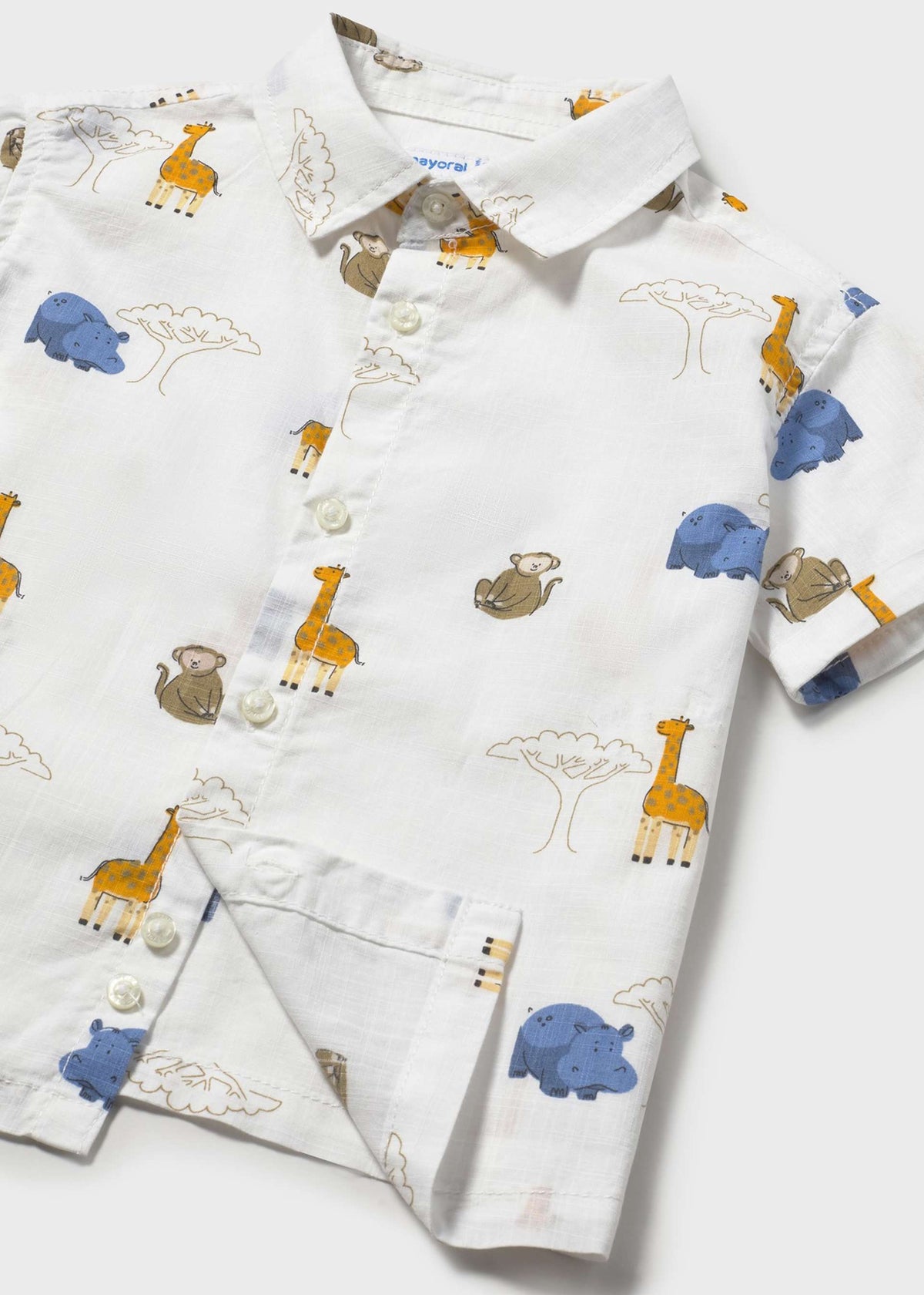Camicia stampata animaletti neonato