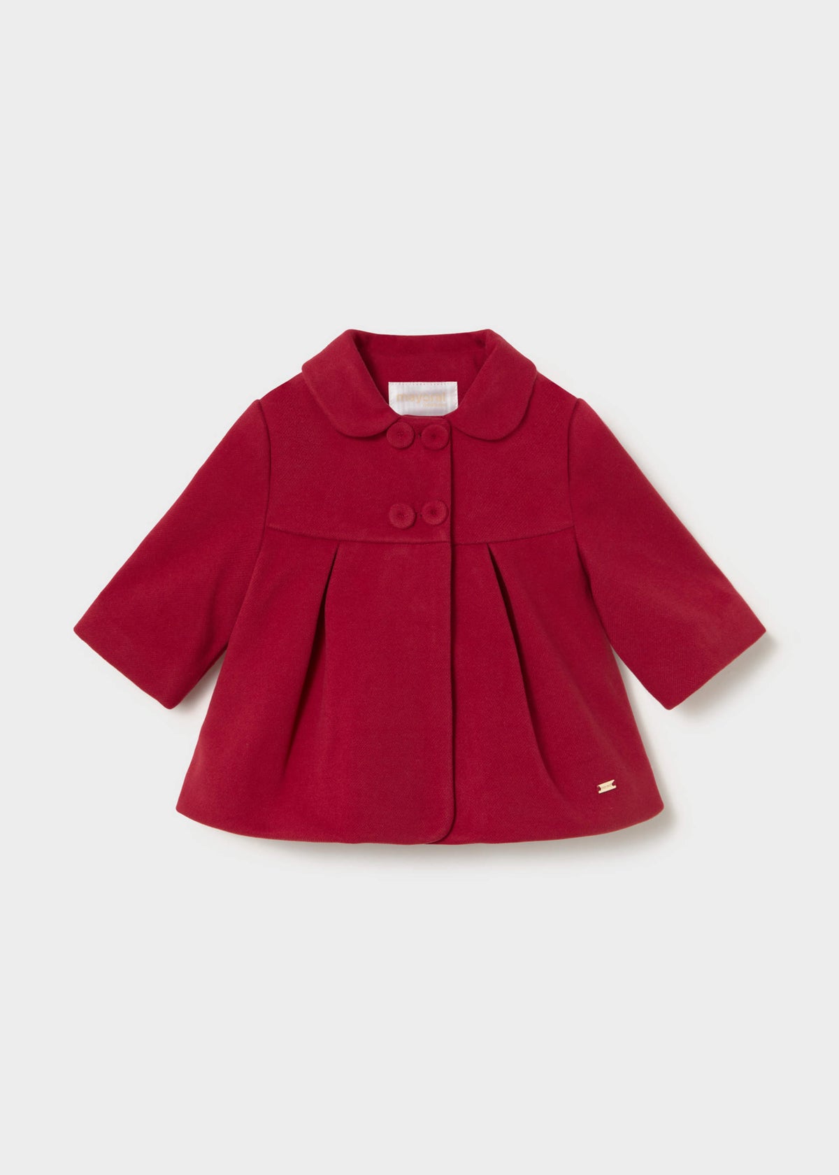 Cappotto a balze neonata - Red