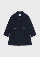 Cappotto in panno elegante bambina - Navy