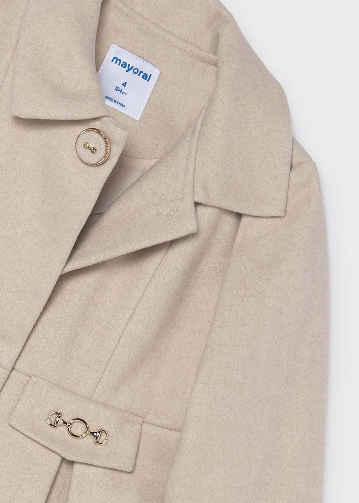 Cappotto in panno elegante bambina - Vigore