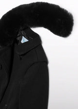 Cappotto Panno Bambina - Nero