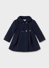 Cappotto panno neonata - Navy