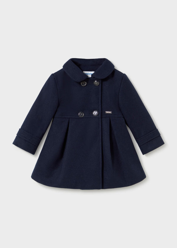 Cappotto panno neonata - Navy