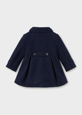 Cappotto panno neonata - Navy