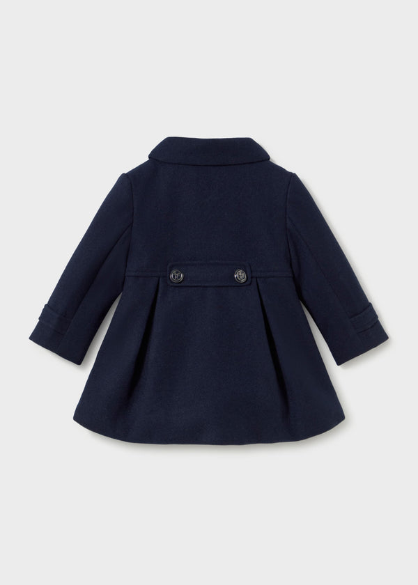 Cappotto panno neonata - Navy