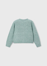 Cardigan a maglia con fiocchi bambina - Mix