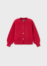Cardigan bambina - Rosso