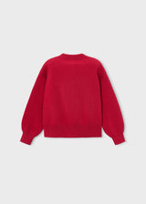 Cardigan bambina - Rosso