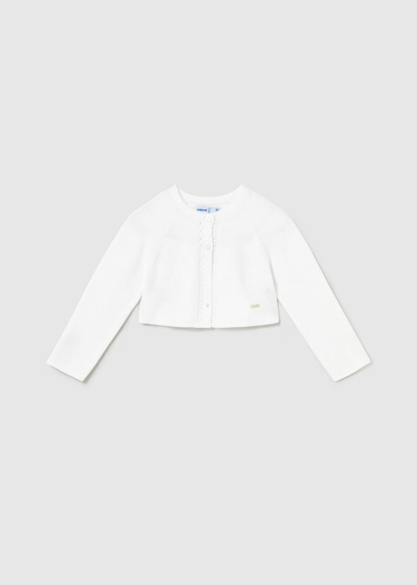 Cardigan basic tricot neonata