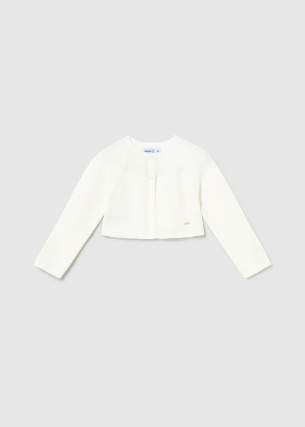 Cardigan basic tricot neonata