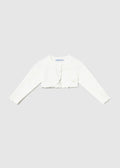 Cardigan bolero basic tricot neonata