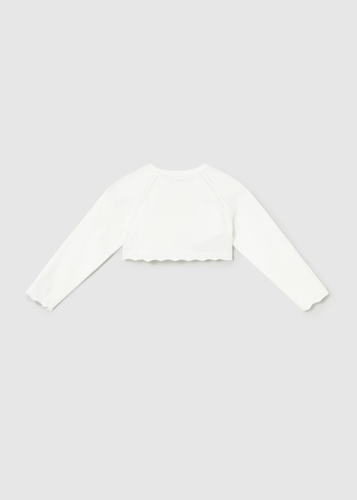 Cardigan bolero basic tricot neonata