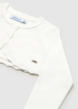 Cardigan bolero basic tricot neonata