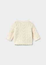 Cardigan in maglia neonata - Ceramica