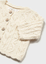 Cardigan in maglia neonata - Ceramica