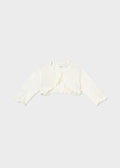 Cardigan tricot cerimonia neonata - Ecru