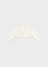 Cardigan tricot cerimonia neonata - Ecru