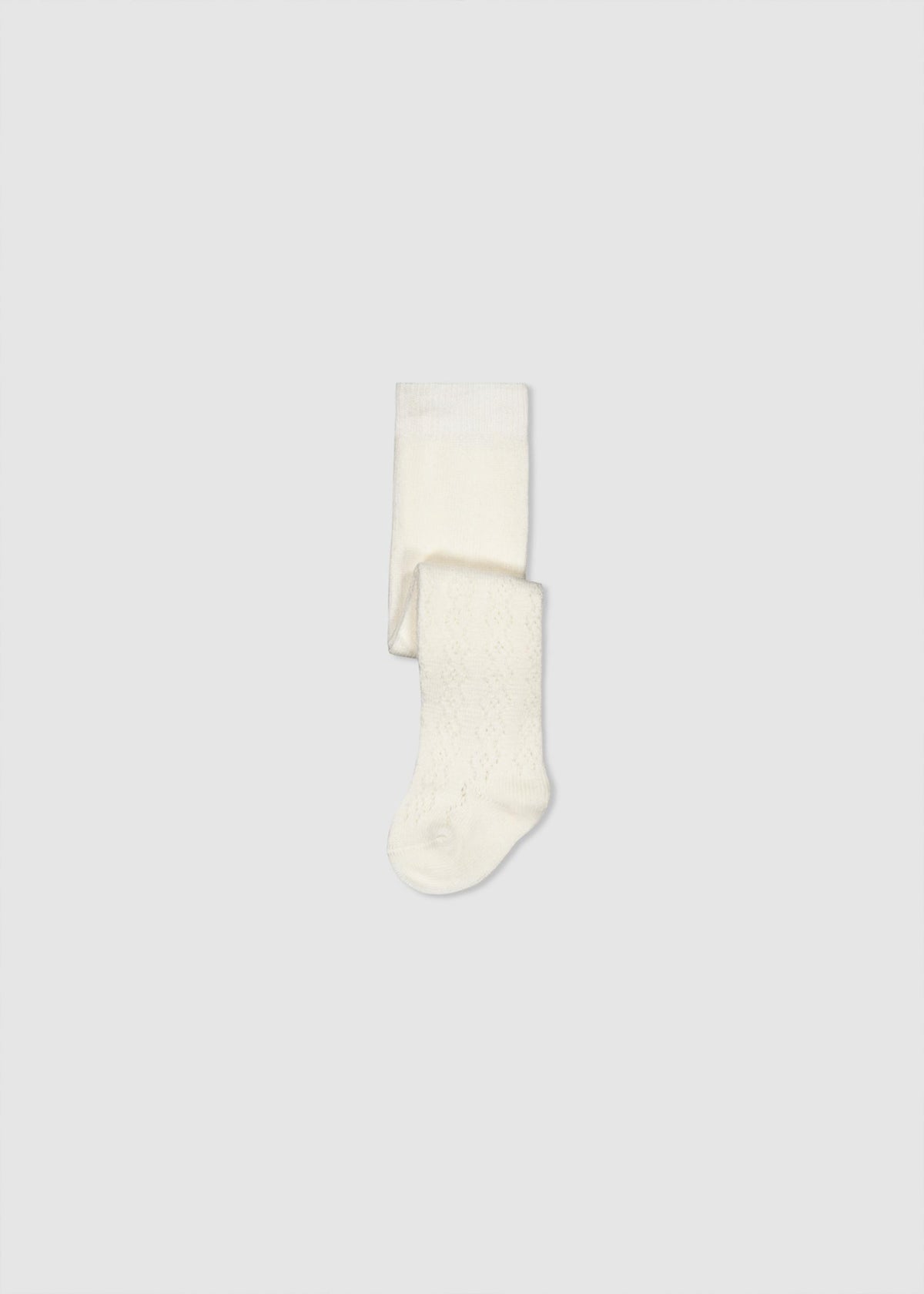 Collant trafori neonata - Panna