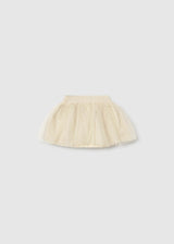Completo 3 pezzi cardigan neonata - Champagne