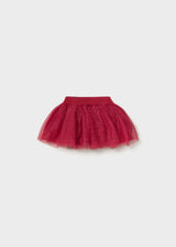 Completo 3 pezzi cardigan neonata - Red