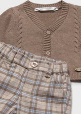 Completo 3 pezzi cardigan neonato - Vigore